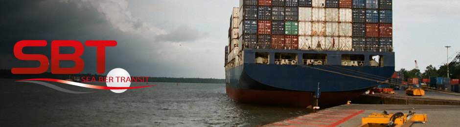 Photo d'un porte-conteneur � quai